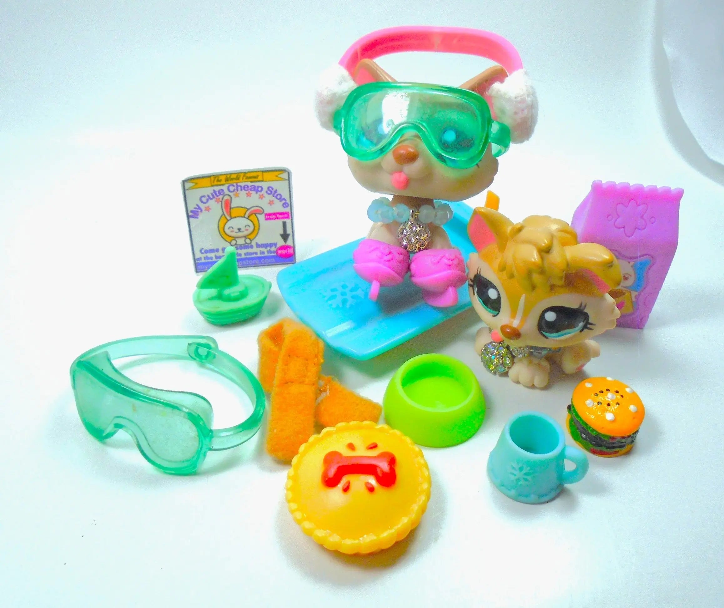 Littlest Pet Shop German Shepard #212 with accessories